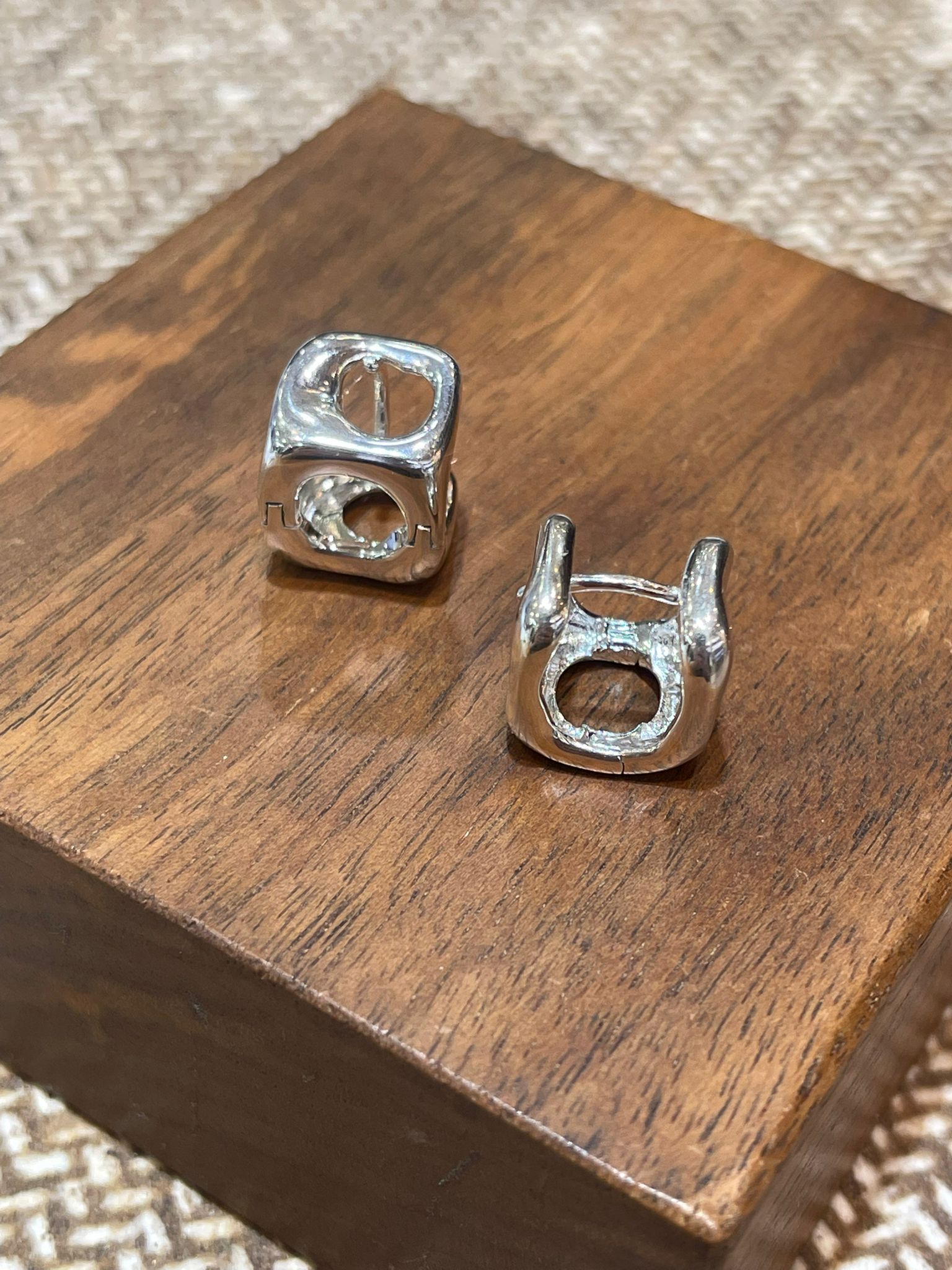 SL1232/立體方形耳環