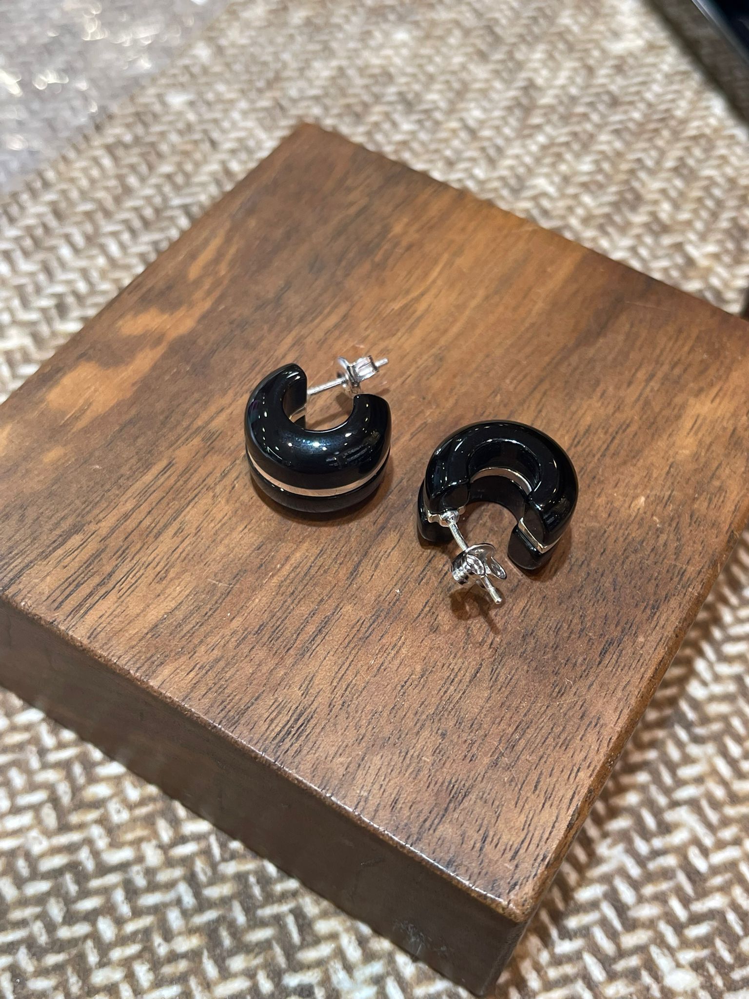 SL1231/半粗圈圈耳環