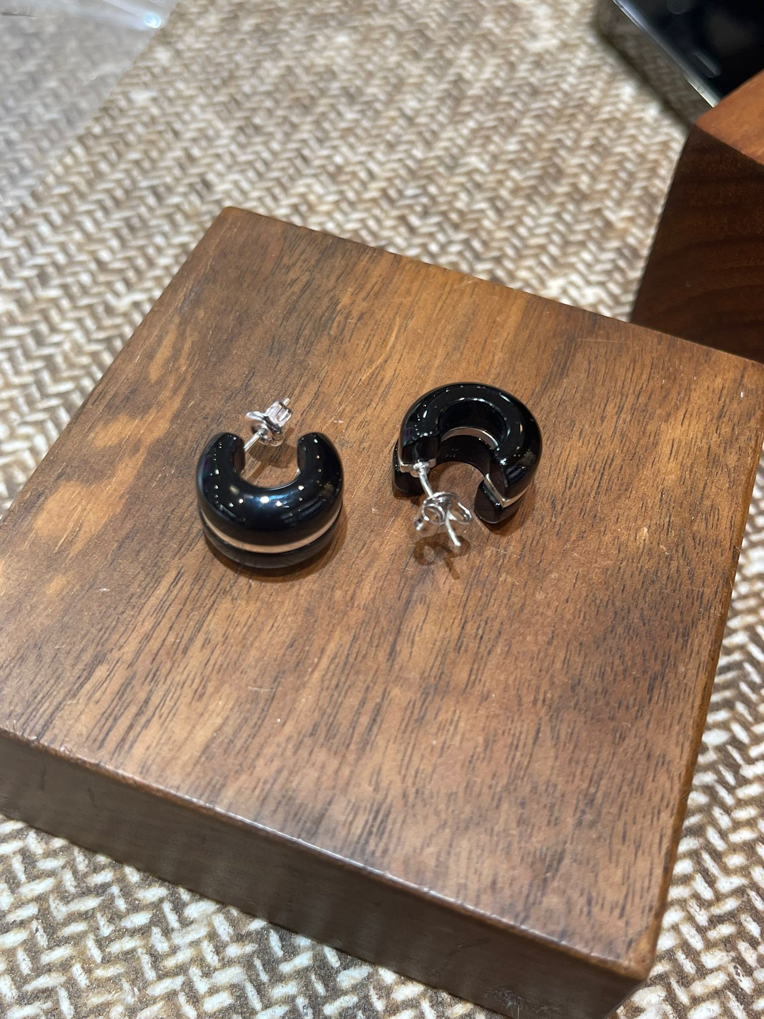 SL1231/半粗圈圈耳環