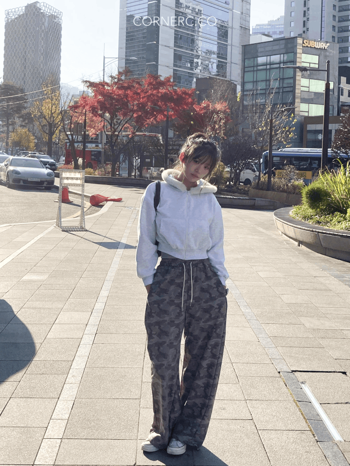 洗水色迷彩棉褲〈🇰🇷DAY 2〉