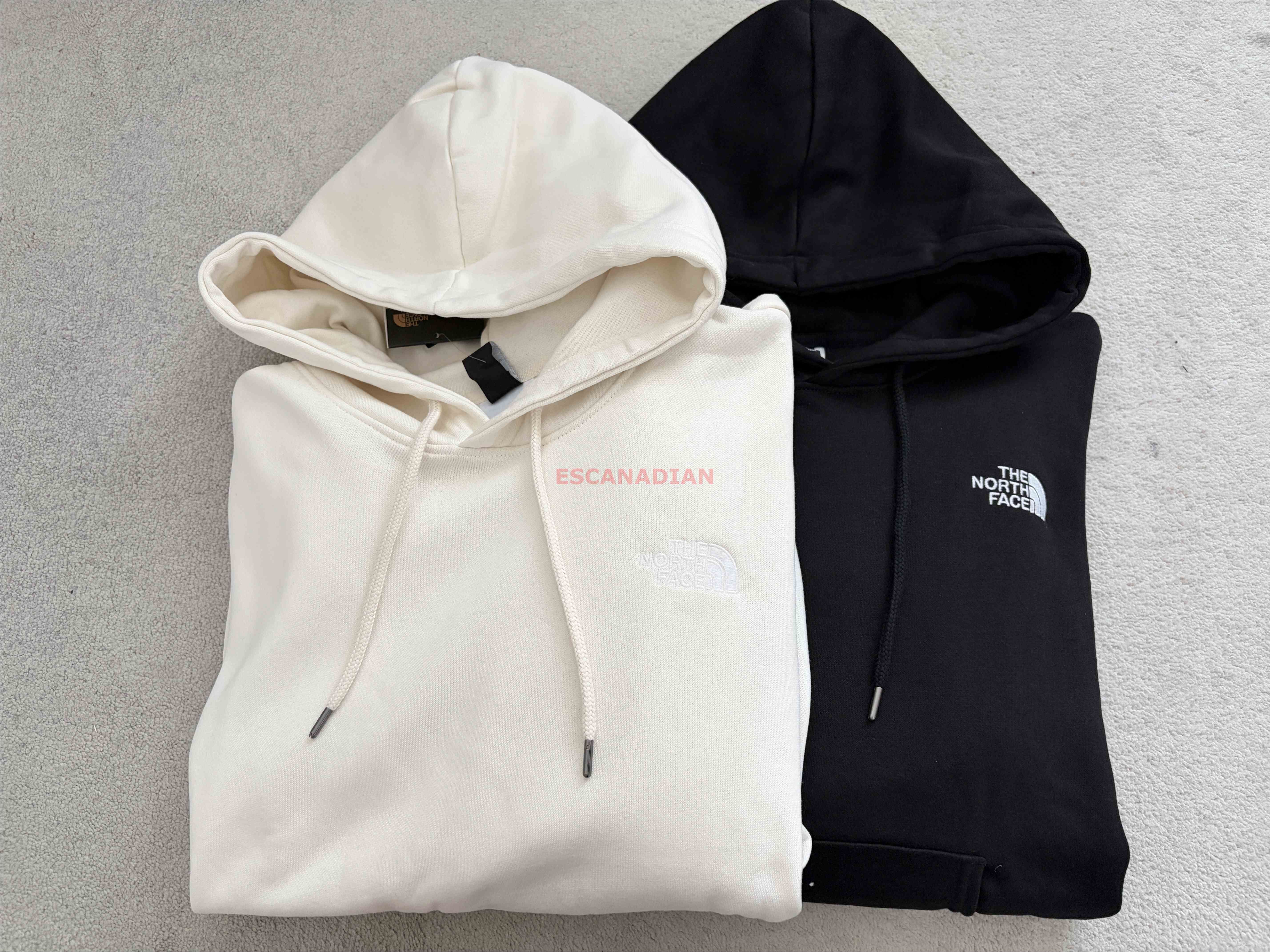 THE NORTH FACE 男大人 經典刺繡小標 落肩 寬版 刷毛 帽TEE (2色)