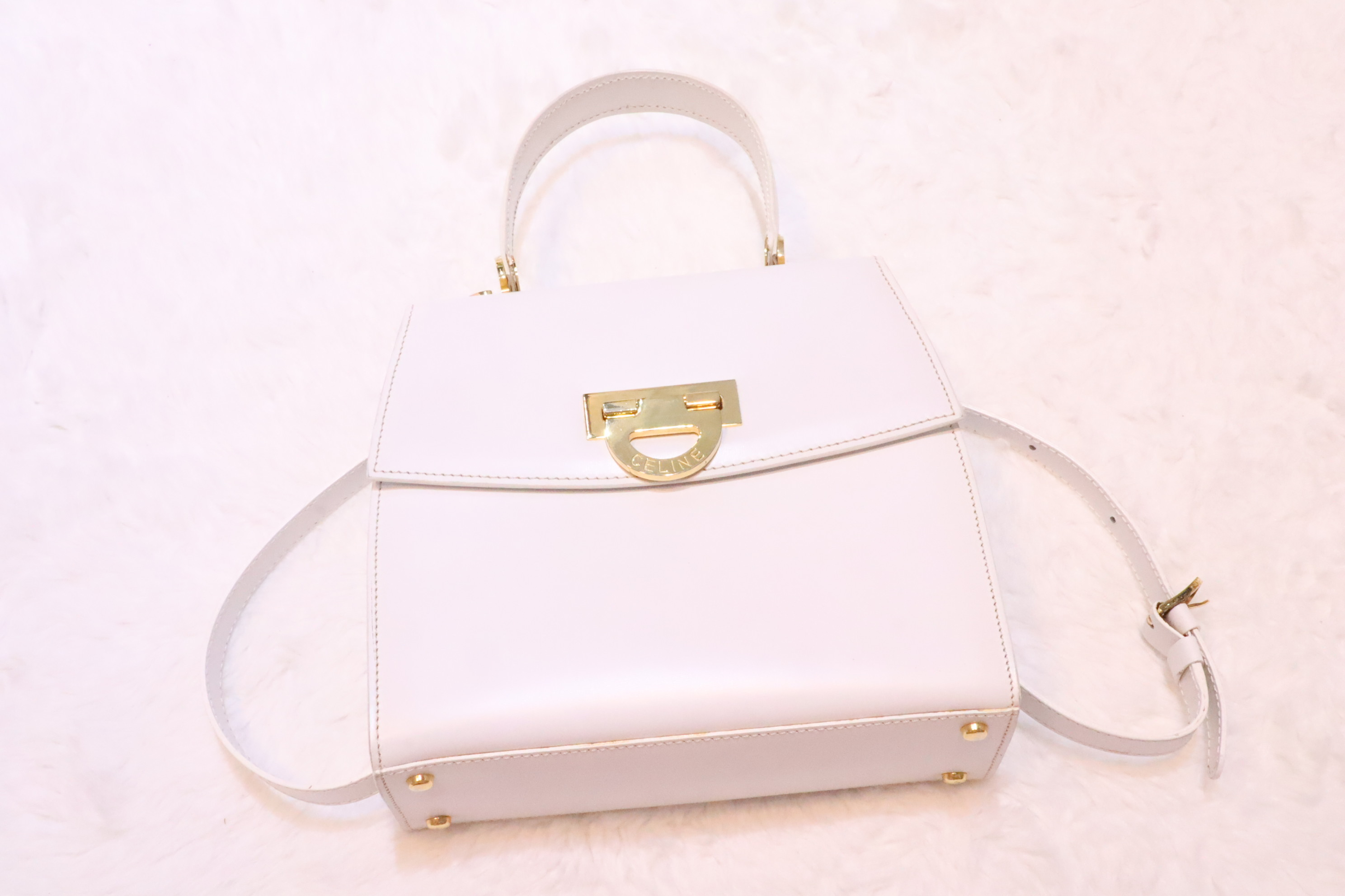 Celine 白色 vintage 2way bag🤍（現貨）