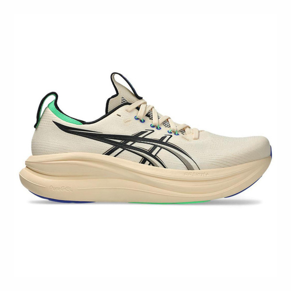 Asics 亞瑟士 GEL-Nimbus 28 1011C127-800 男 慢跑鞋 跑鞋 路跑 米 黑