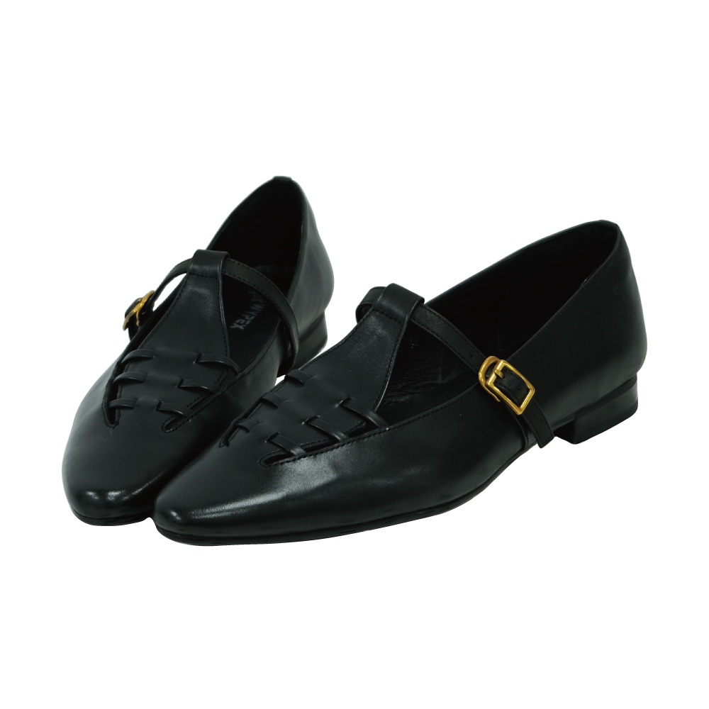 (現+預) 質感編織瑪莉珍鞋 -2色