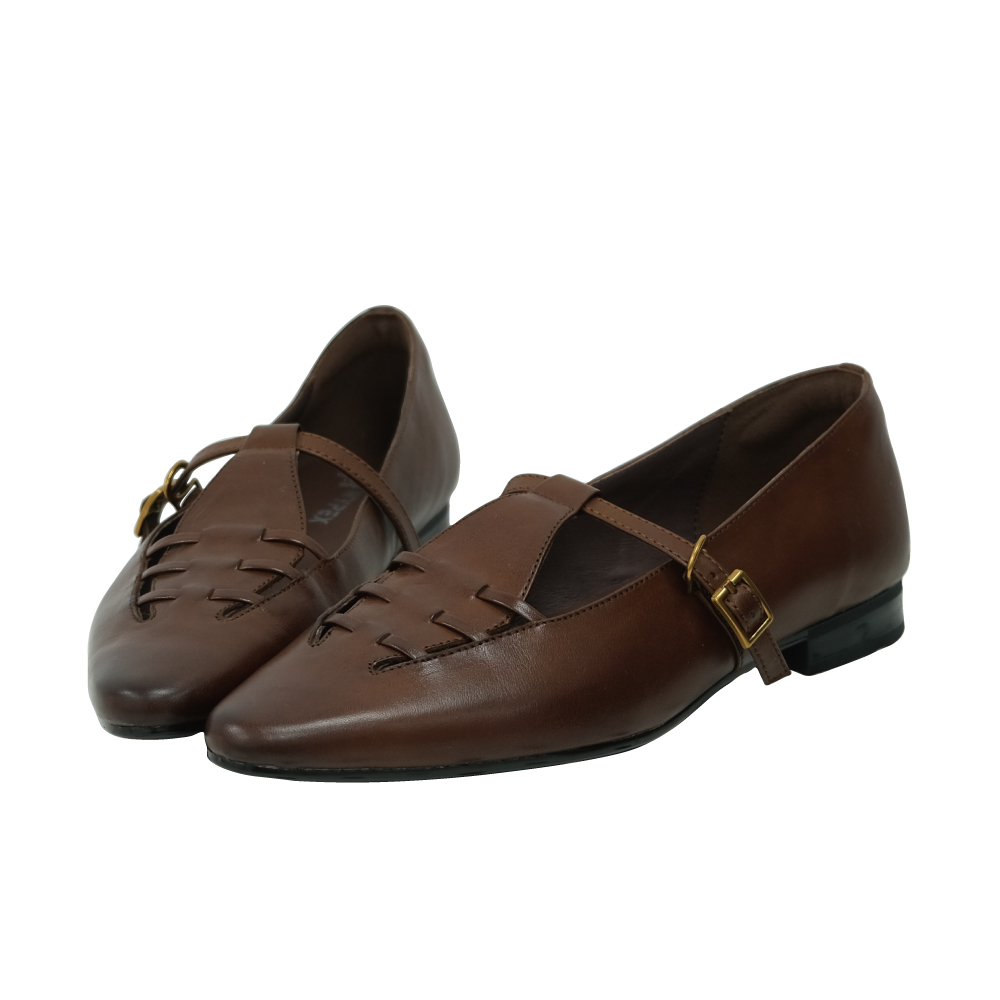 (現+預) 質感編織瑪莉珍鞋 -2色