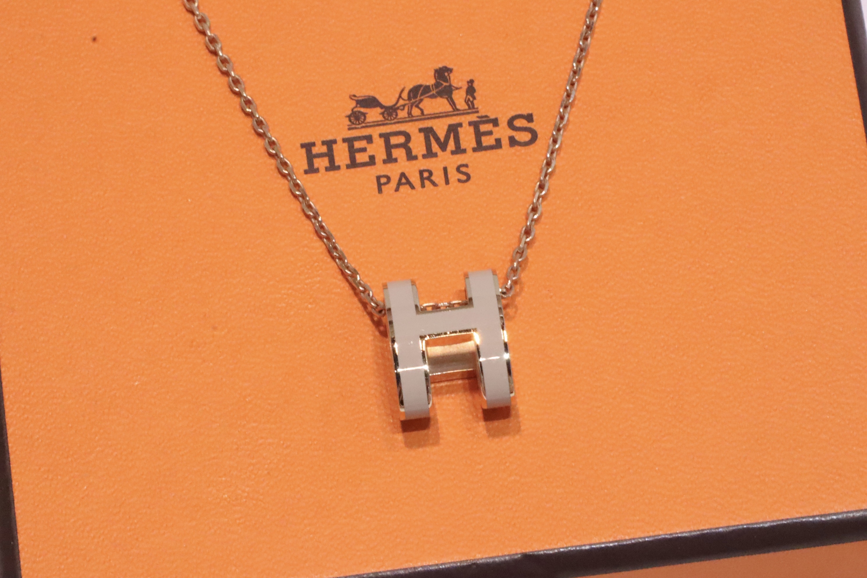 Hermes 大pop h杏色玫瑰金🤎 （現貨）