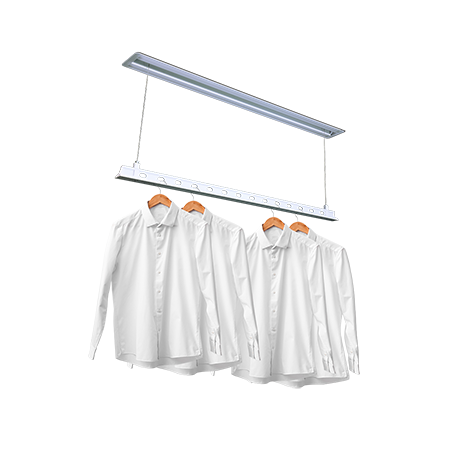 自動升降衣架, 自動晾衫架, 德國寶 ADR-419, 香港室內晾衣架, 隱藏式晾衣杆, 小空間晾衫架, 天花晾衣架