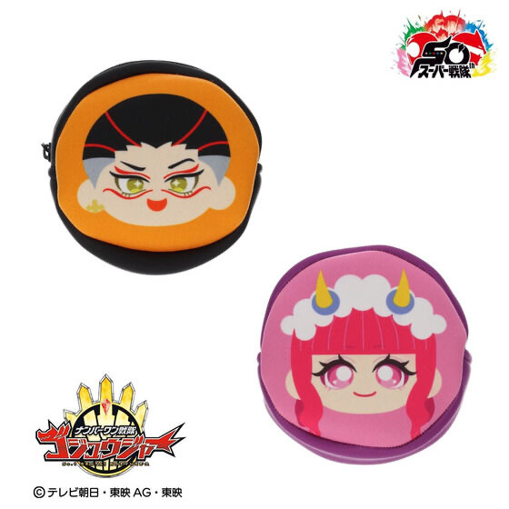 241952 Pbandai 預訂 2026/1月 ナンバーワン戦隊ゴジュウジャー　ブライダン　円形ポーチ（2種）