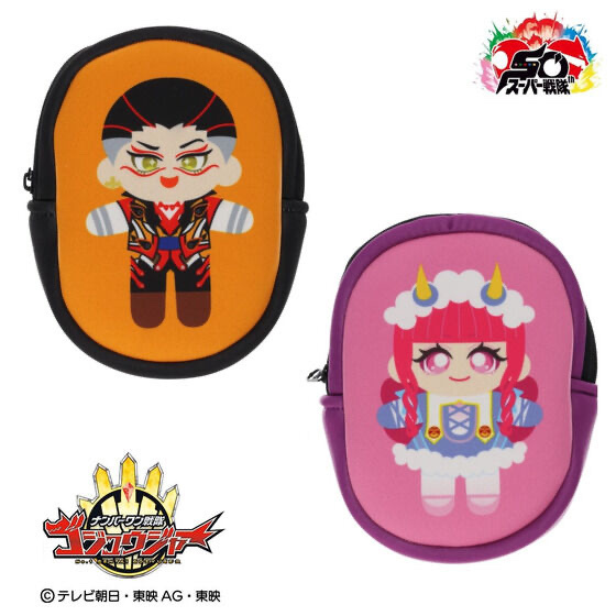 241953 Pbandai 預訂 2026/1月 ナンバーワン戦隊ゴジュウジャー　ブライダン　ポーチ（2種）