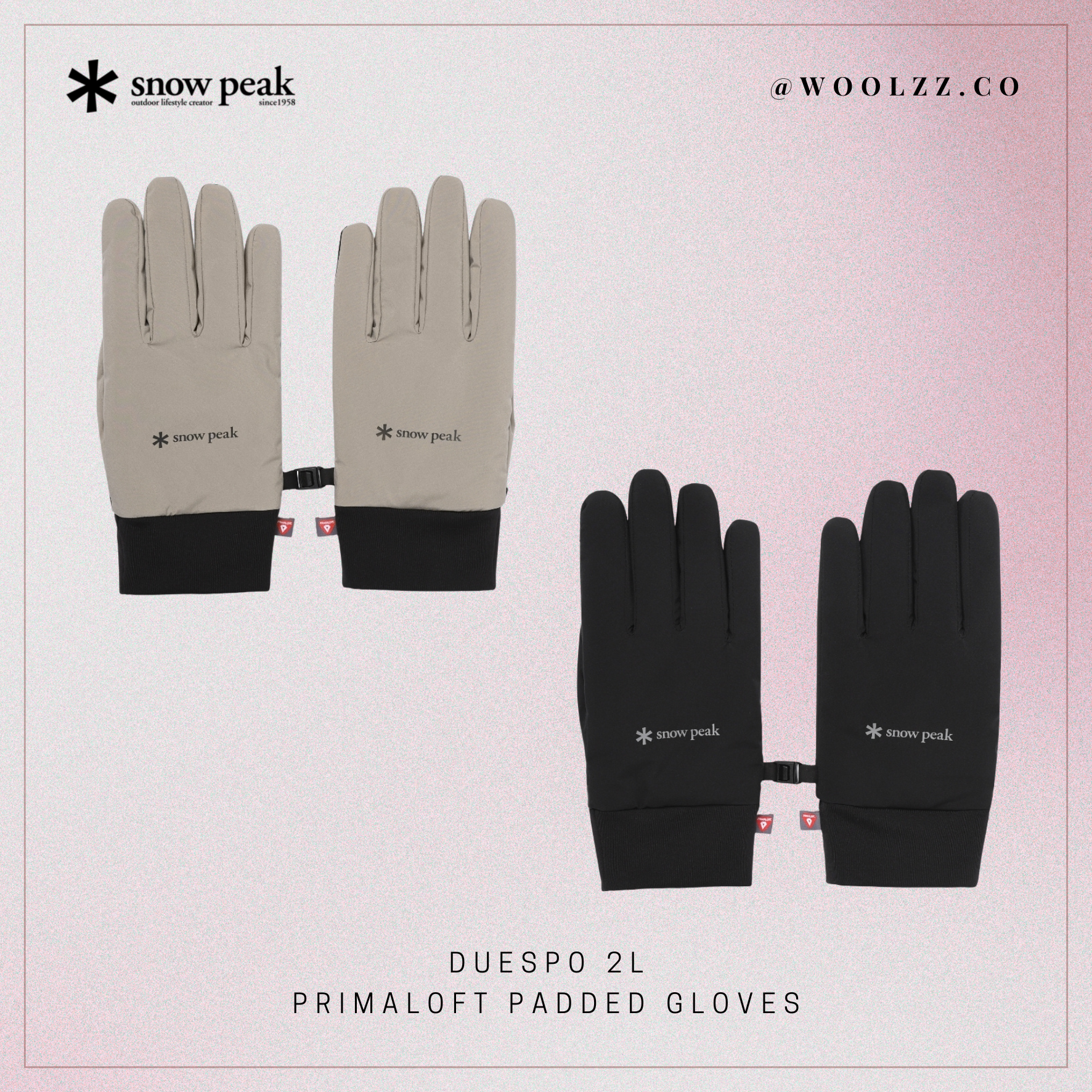 Snow Peak Duespo 2L PrimaLoft 保暖手套 S25WUT-GL04