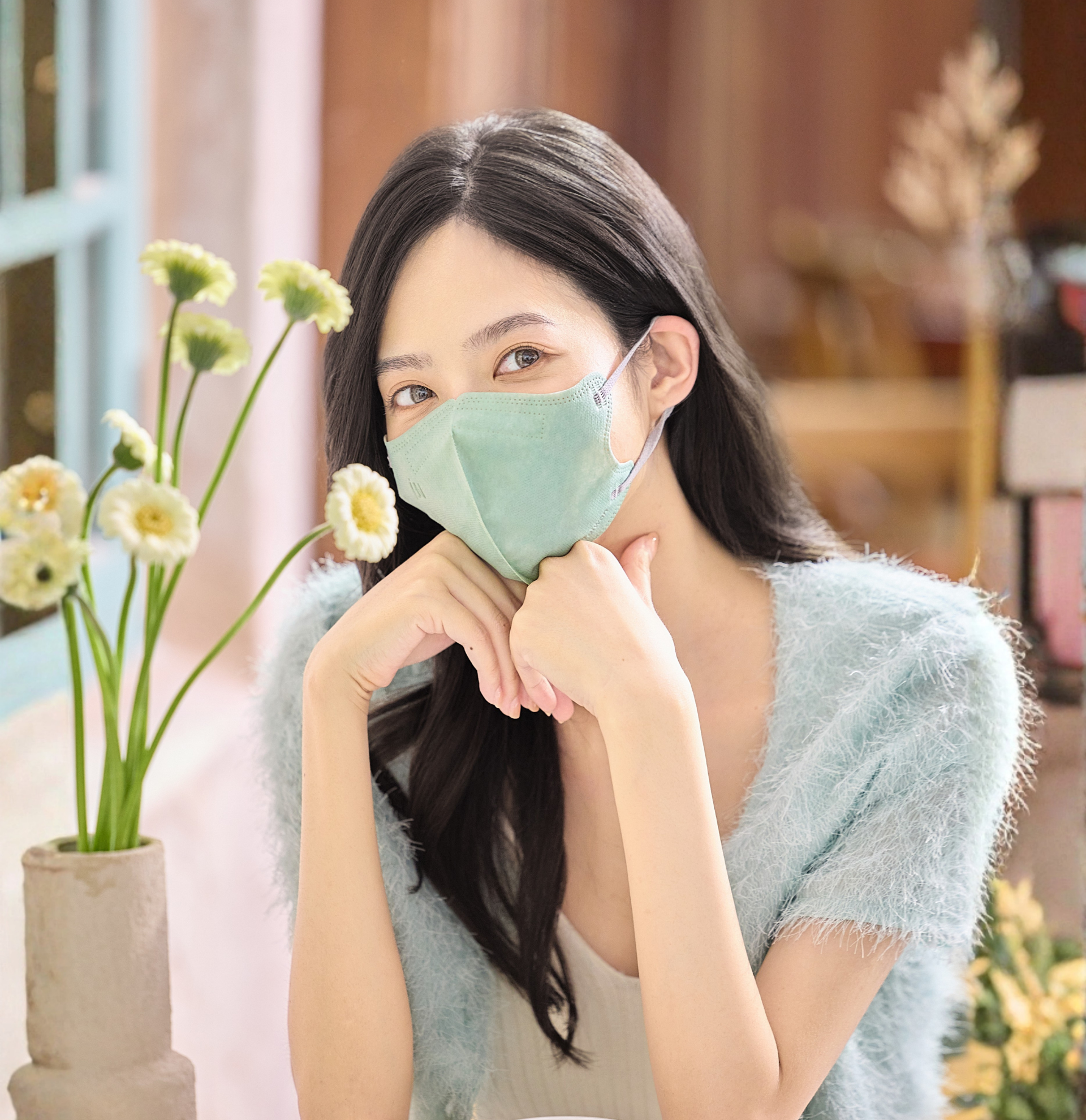 SENSE 美日｜日系肌感美型醫療口罩- 春晨綠(10入/袋)