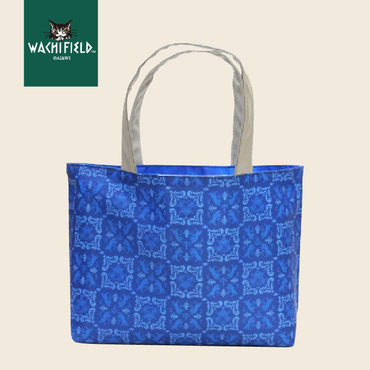 【Wachifiled™ 達洋貓 首次登場】周邊商品｜抗菌兩用保冷袋-藍色街道