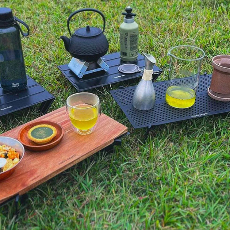 【TOKYO CRAFTS】折疊小桌鋁合金桌板/相思木桌板