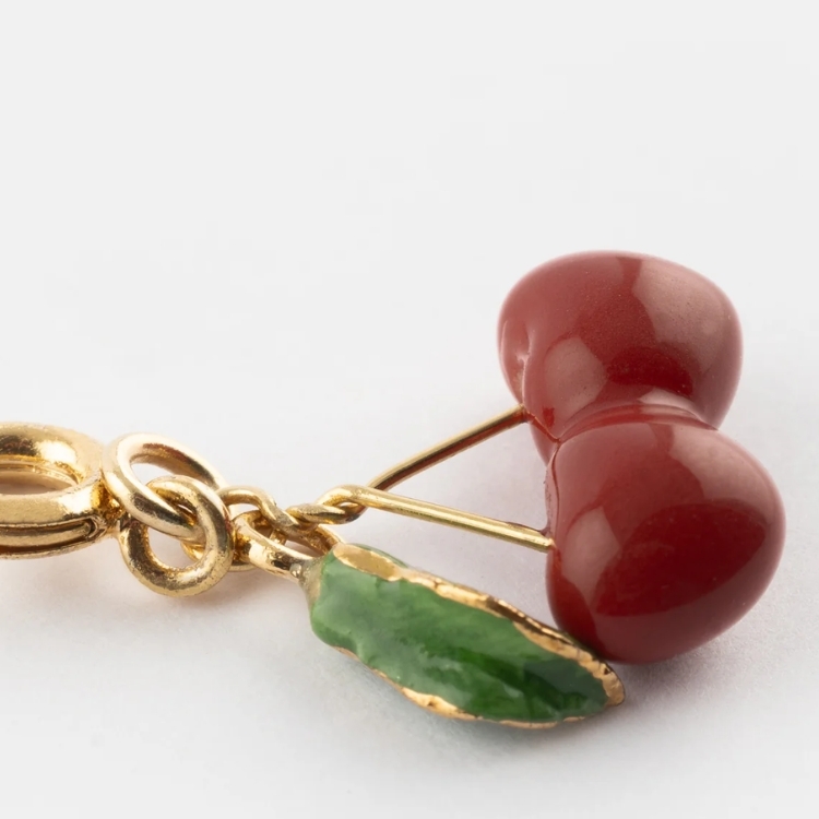 可口紅櫻桃吊墜
