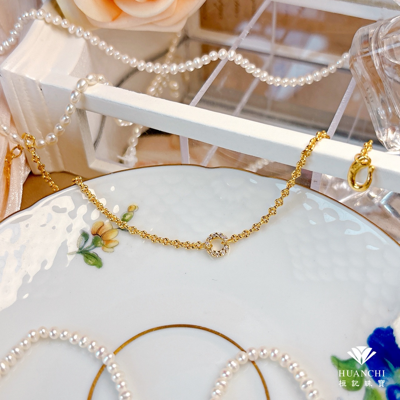 緣份 桂花鍊 黃金手鍊