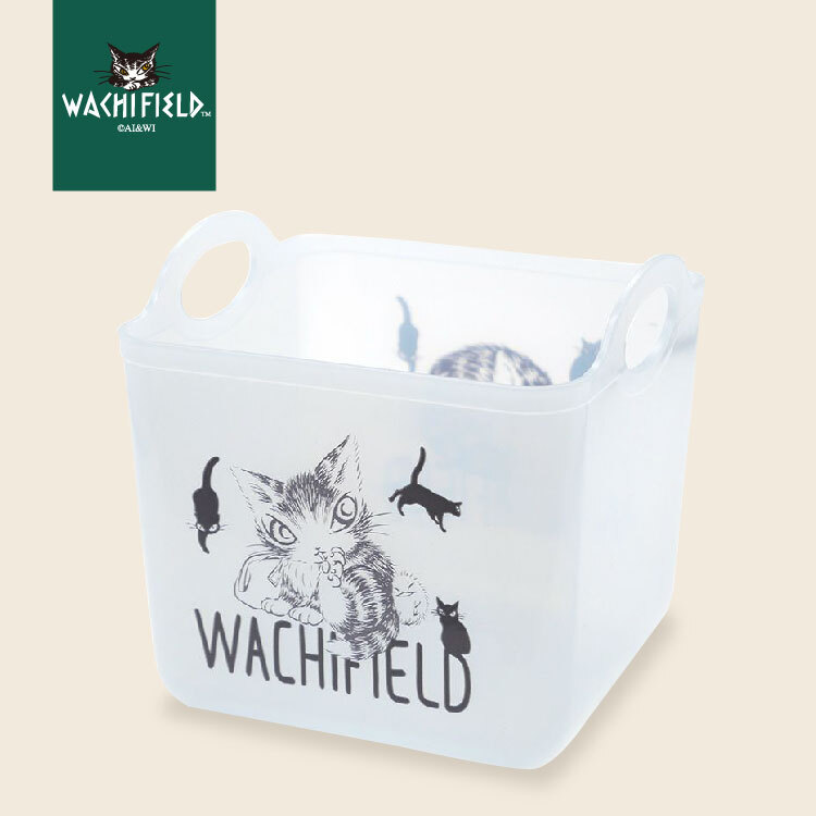 【Wachifiled™ 達洋貓 首次登場】周邊商品｜迷你置物籃(米白/白)