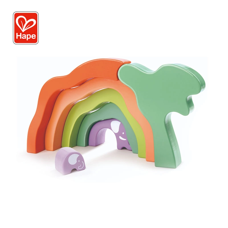 Hape Safari Elephant Stacking Blocks, E0489
