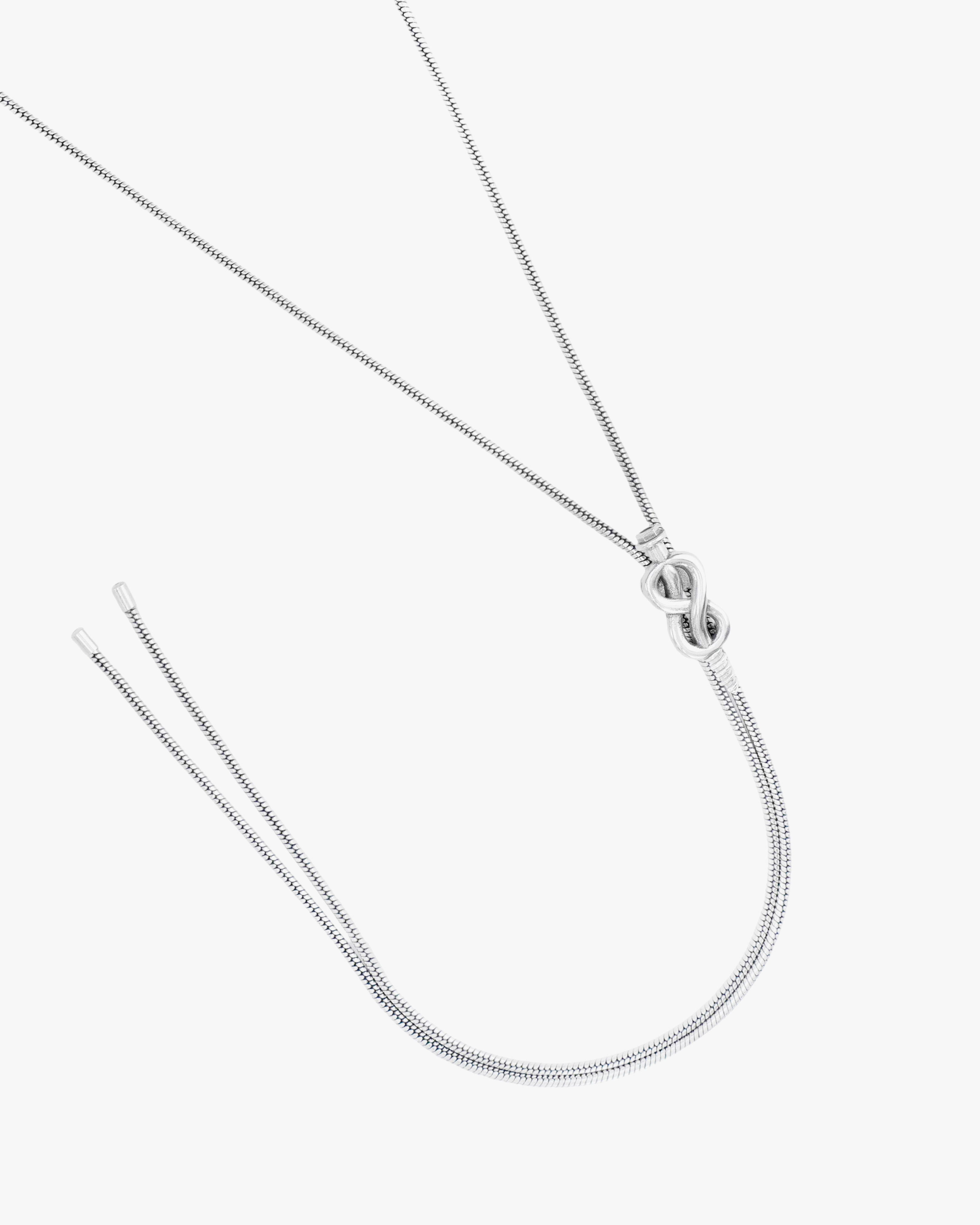 RECOVERY 螺旋結無限保羅領帶 (925銀)