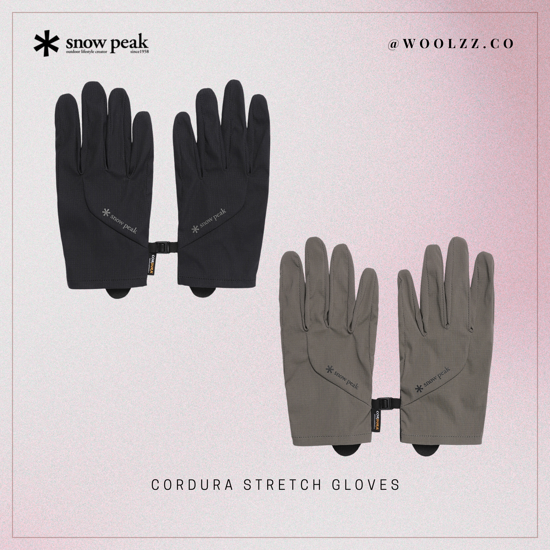 Snow Peak Cordura 彈性手套 S25SUT-GL05