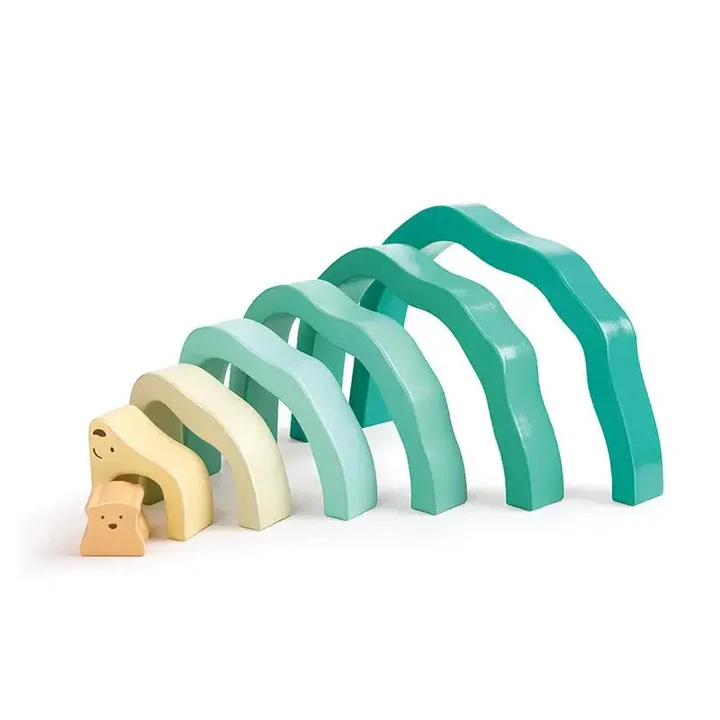 Hape Arctic Polar Bear Stacking Blocks, E0490