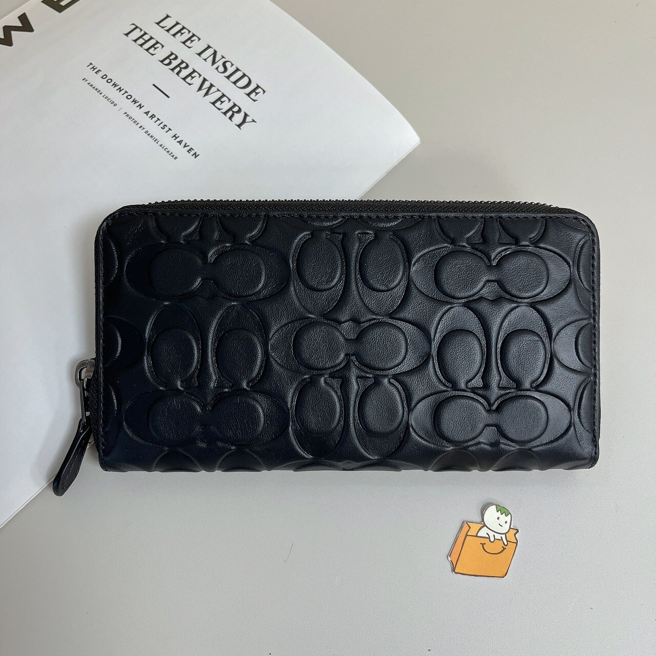 Accordion Wallet In Signature Leather