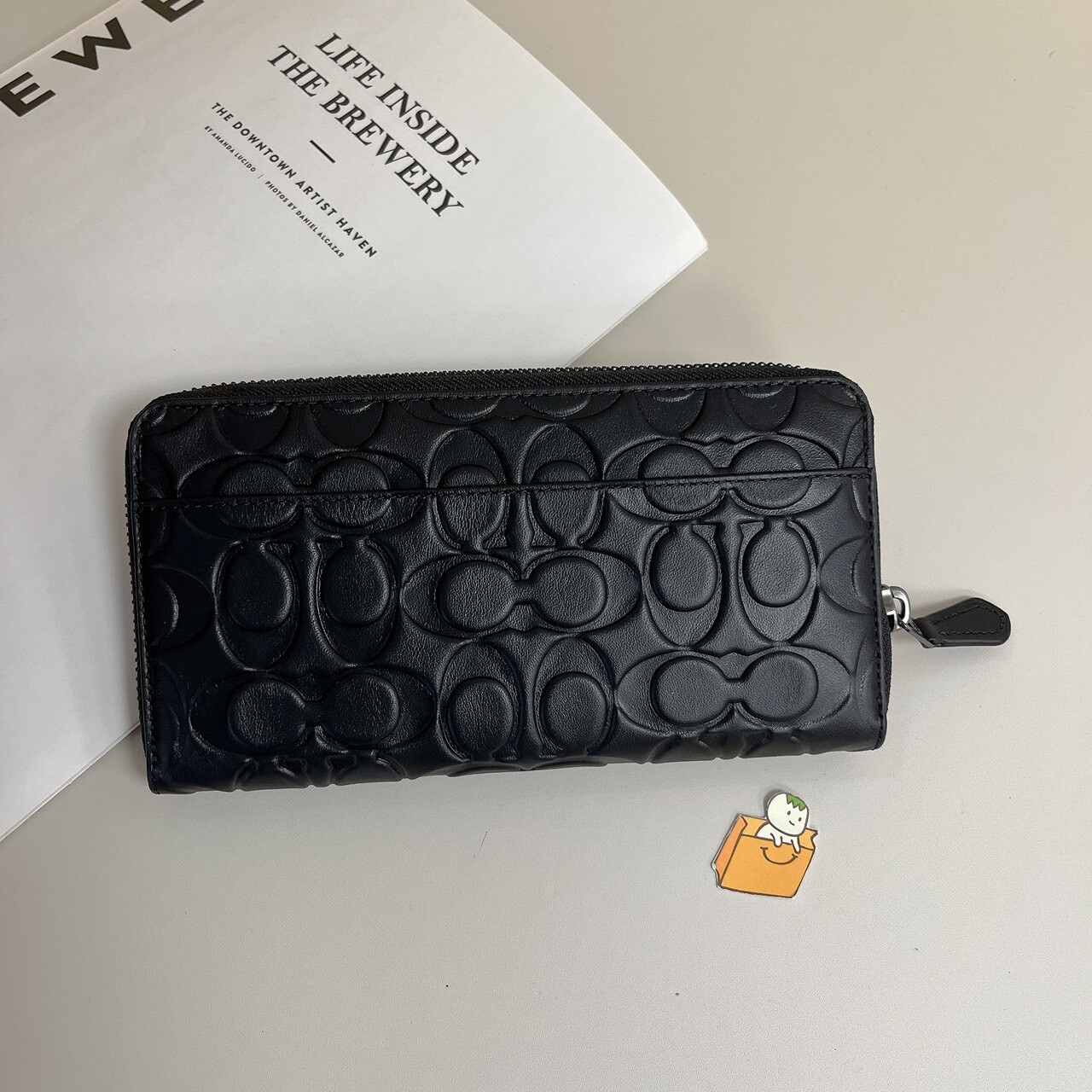 Accordion Wallet In Signature Leather