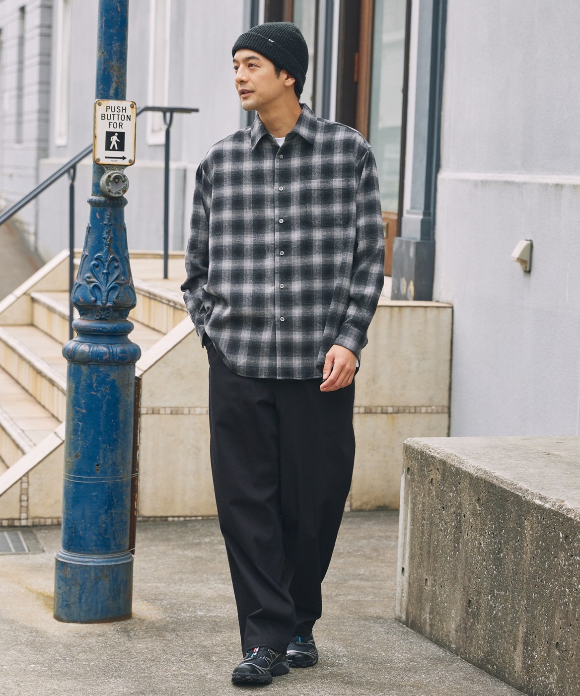 #預購 日本限定 THE CRAFT CREW PRODUCTS 保暖法蘭絨 長袖格紋襯衫 五色