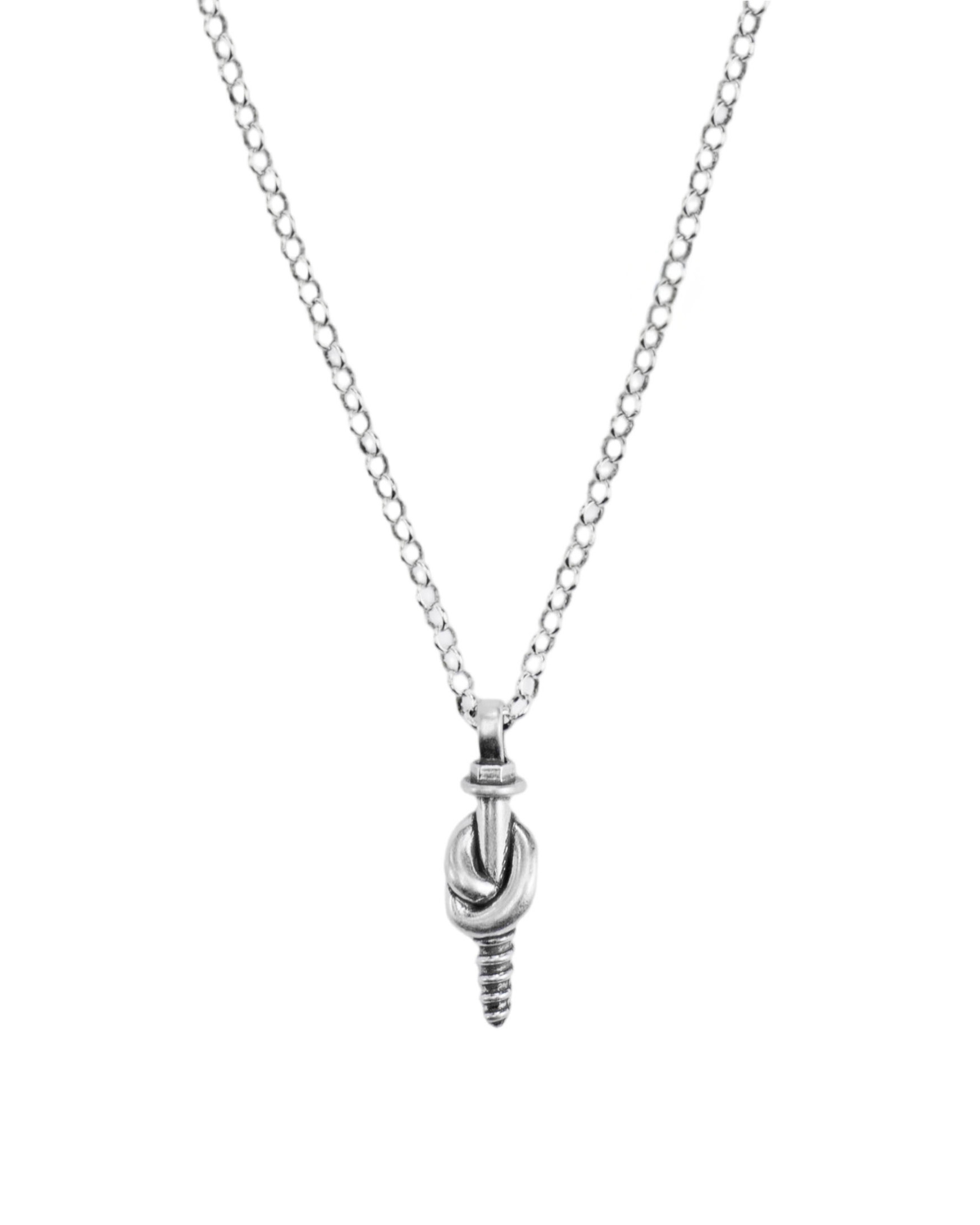 RECOVERY 螺扭結項鍊 (古銀)