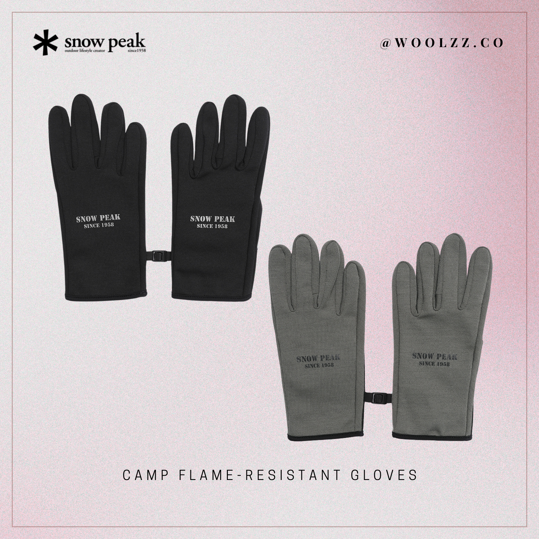 Snow Peak Camp 耐燃手套 S25ZUT-GL03