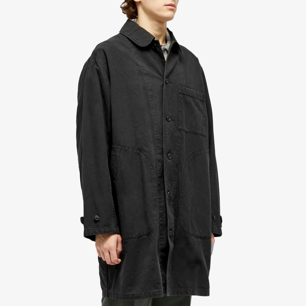 VISVIM POINTER COAT (( USED A )) 中古美品 - BLACK PRE ORDER ITEM (預訂中)