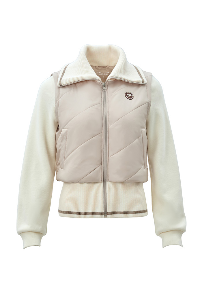 Rive Gauche彈性鋪棉外套-香頌裸麥色