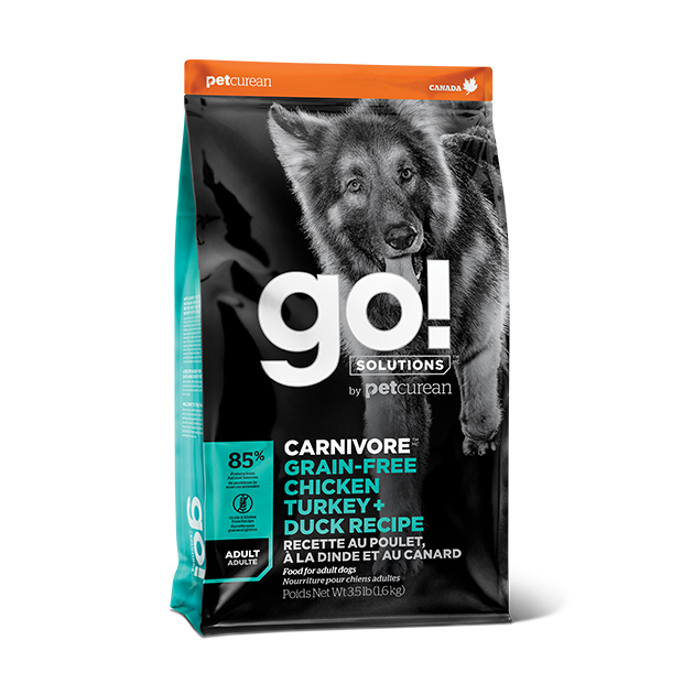 GO! Solutions 活力營養系列 無穀物 雞肉火雞鴨肉 成犬配方 12LB