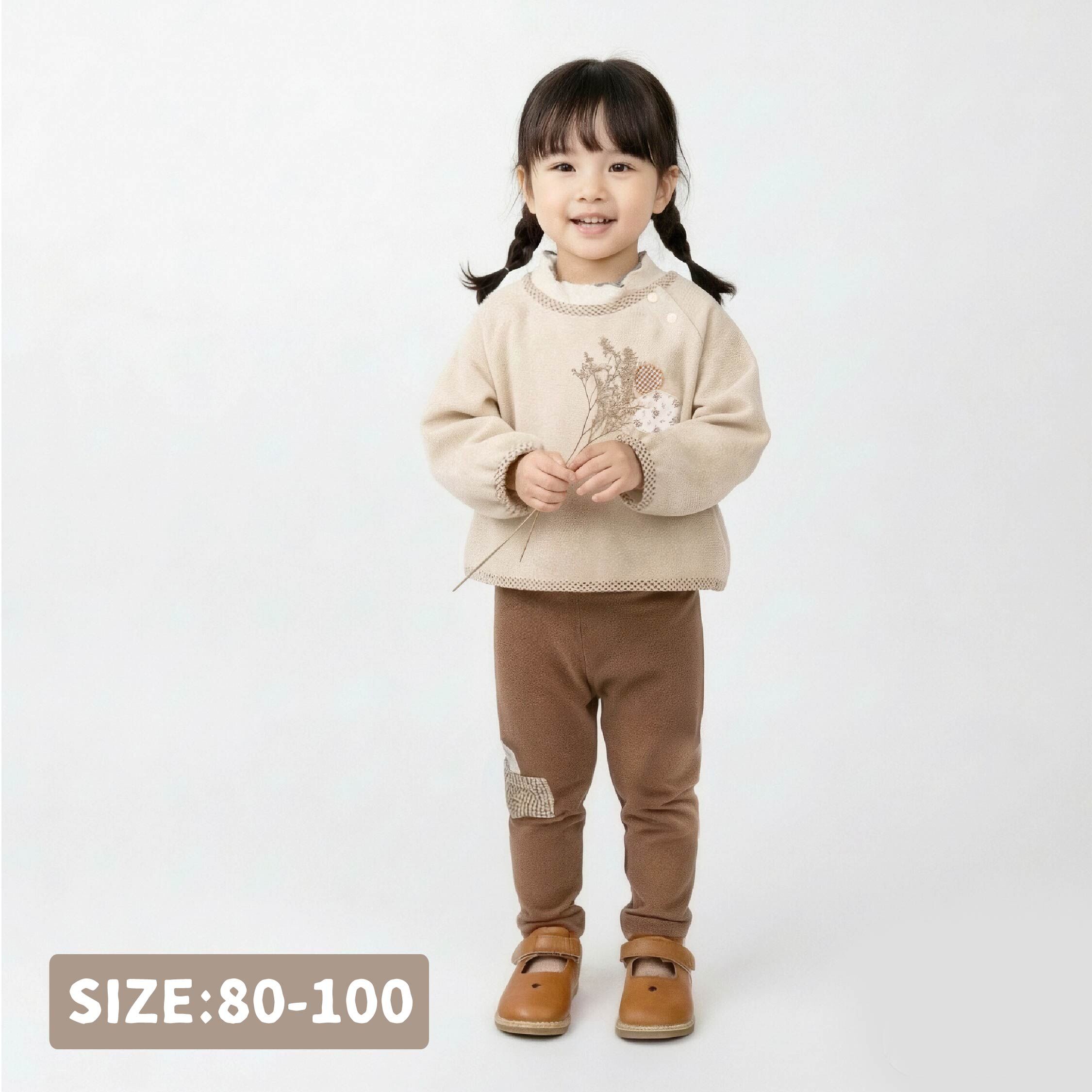 【H55688】日系格紋碎花三件式套裝