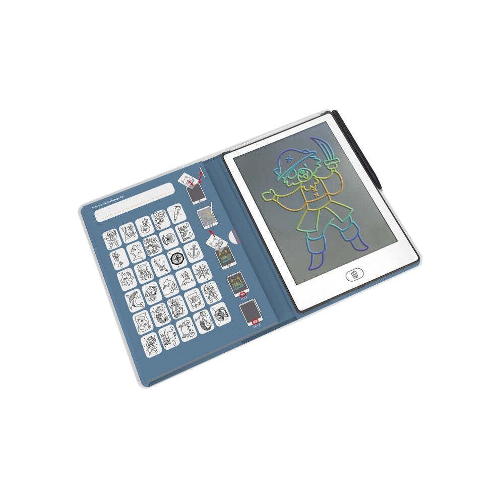 KIDYWOLF -drawing pad 30 Images oceans & pirates