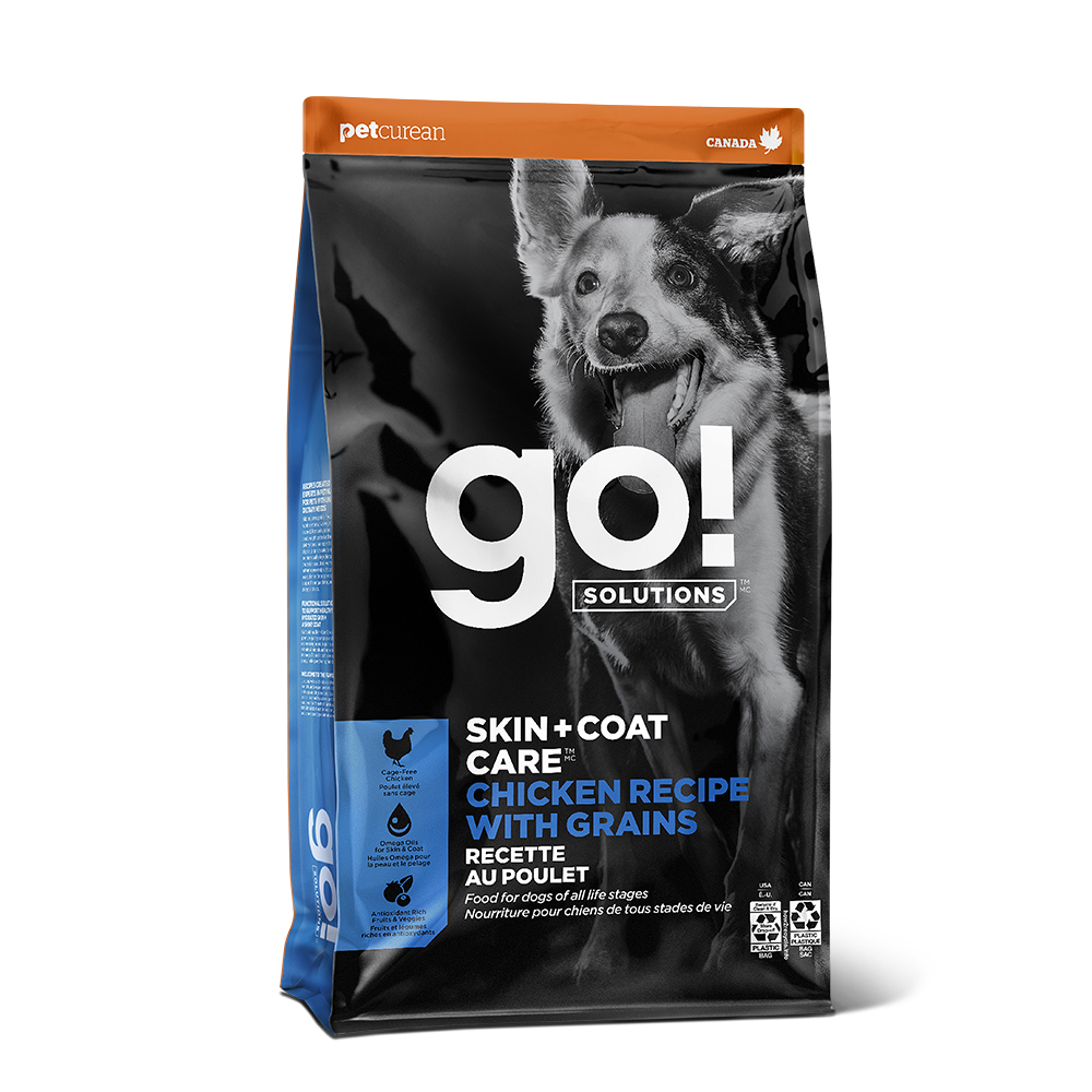 GO! Solutions 護膚美毛系列 雞肉+蔬果+糙米 全犬配方 12LB [Skin + Coat]