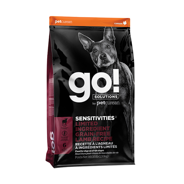 GO! Solutions 低敏美毛系列 無穀物 羊肉 全犬配方 22LB [ Sensitivities ]