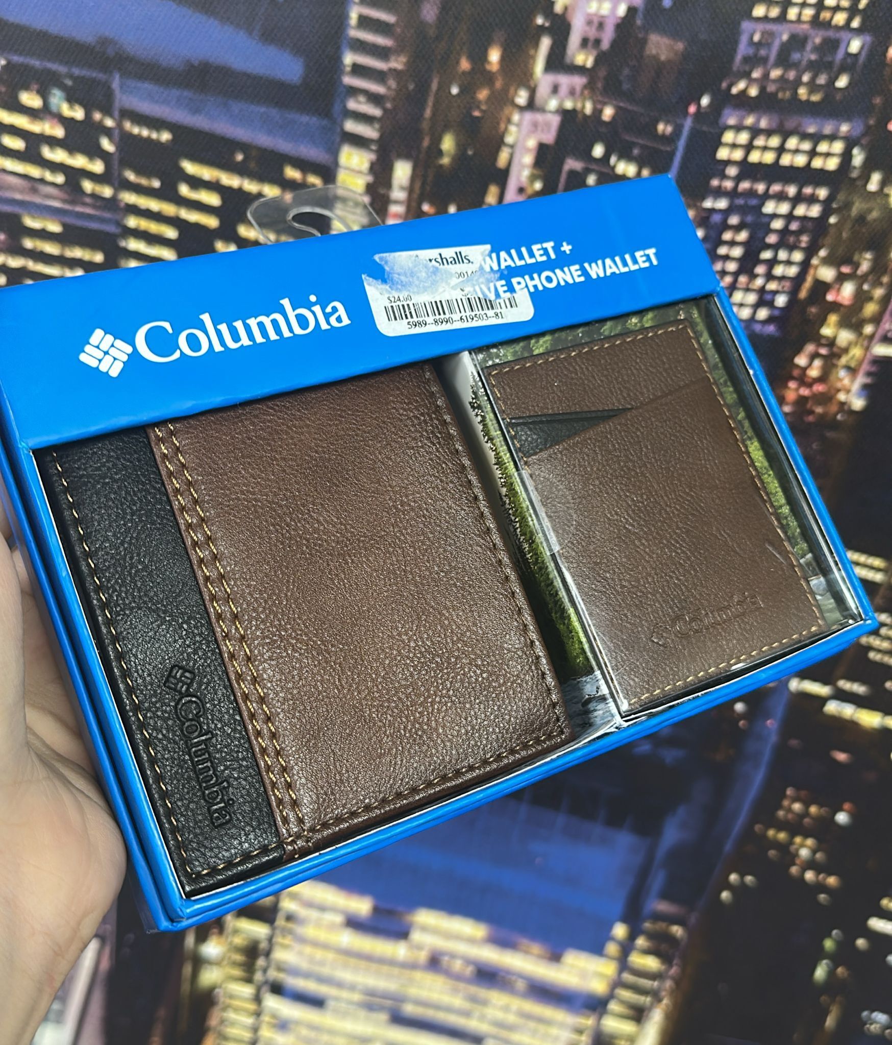 【直播】Columbia LL120510 雙色錢包