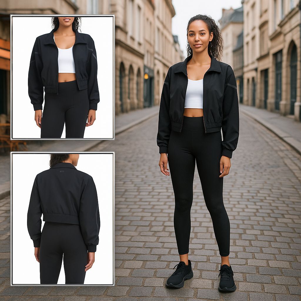 【預購】Q120403 UNDER ARMOUR 黑色短款夾克