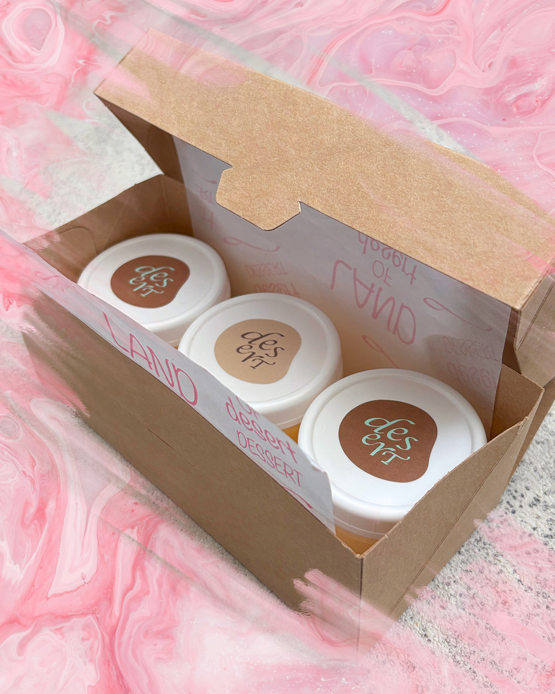 【desertLAND】香草焦糖布丁禮盒(3入）