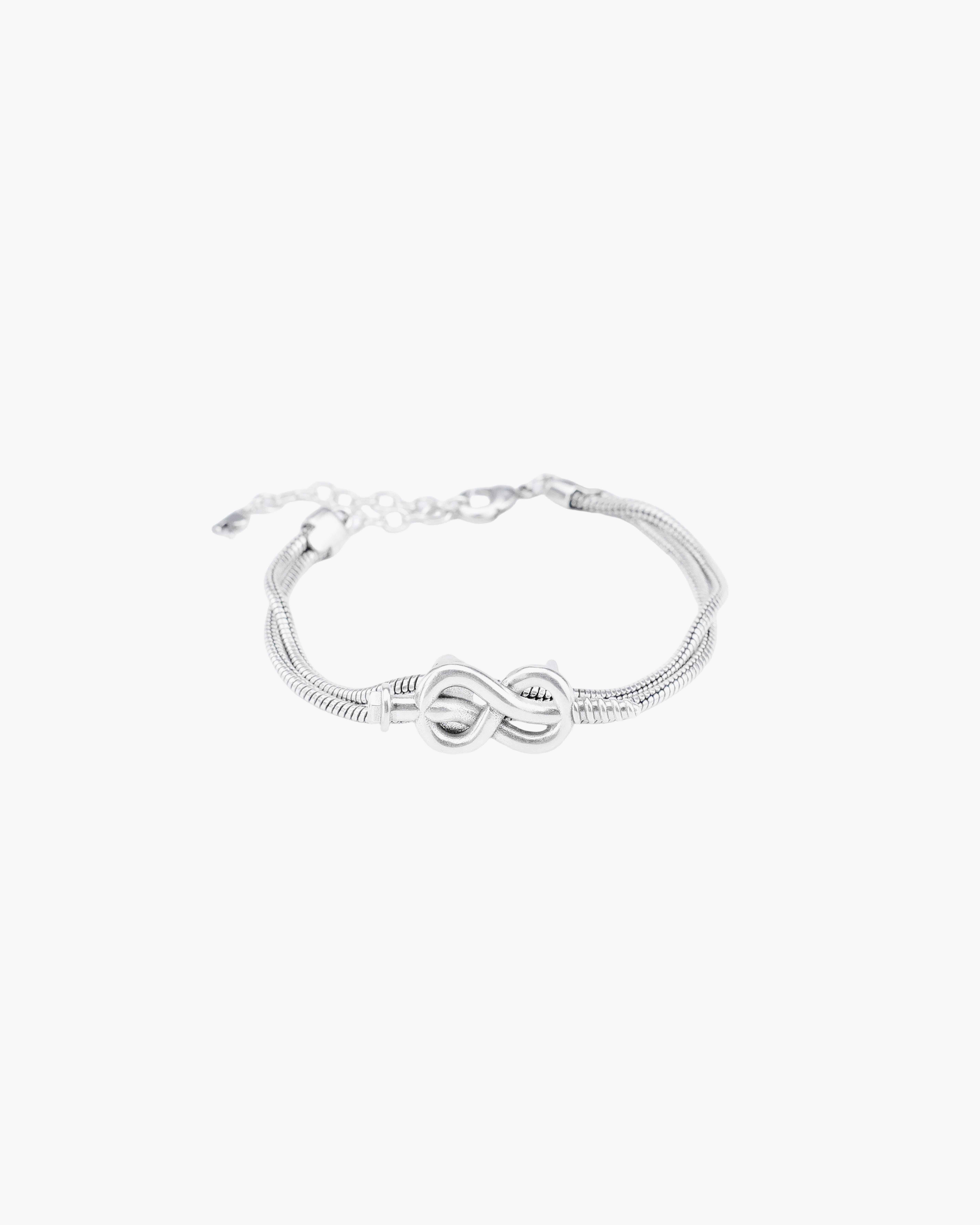 RECOVERY 螺旋結無限手鍊 (925銀)