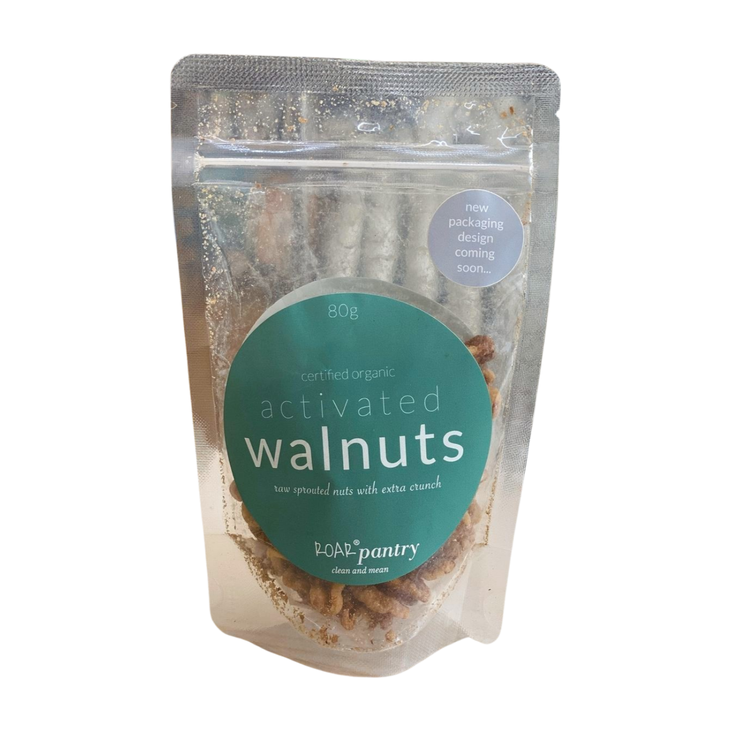 Organic activated walnuts 80g (best before 14 Aug 2026)