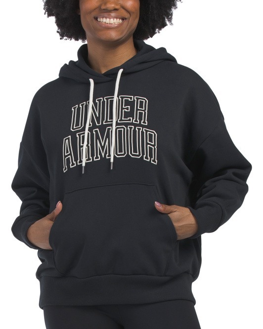 【現貨】UNDER ARMOUR LL1205708 女裝衛衣 (黑色)