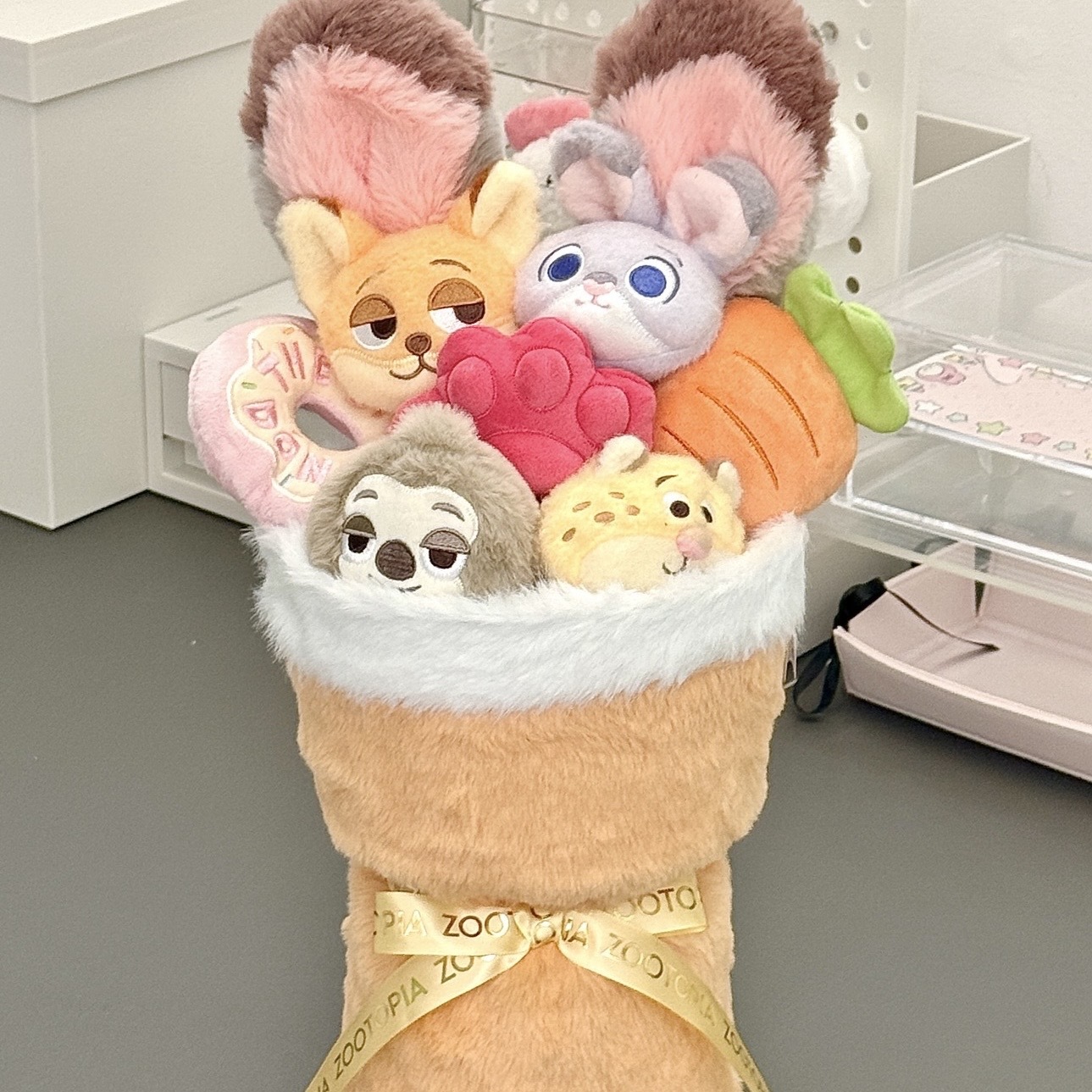 動物方城市 告白花束 毛絨公仔 玩偶 送禮 生日禮物