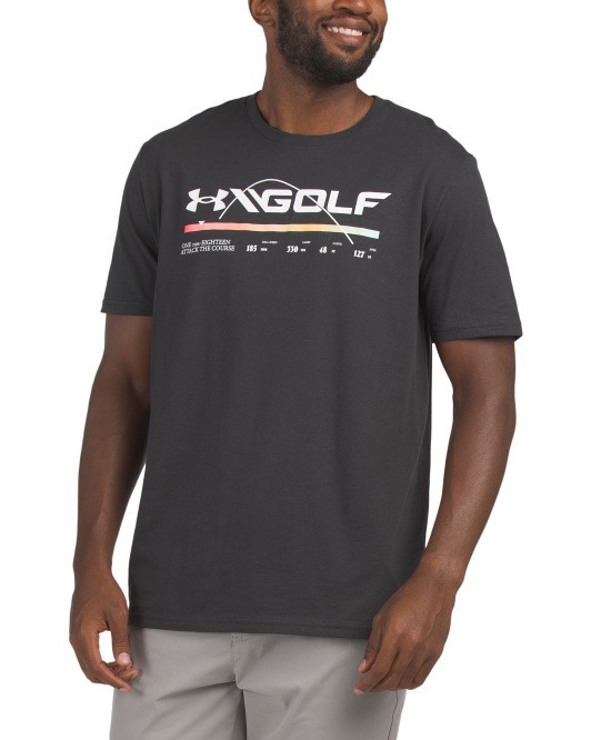【直播】UNDER ARMOUR LL1205710 Short Sleeve Golf Crew Neck 男裝上衣