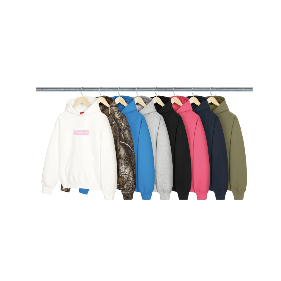 -(B6a02)-SUPREME BOX LOGO FW25 HOODIE SWEATER 帽Ｔ 黑色/灰色/深藍/白色/落葉/超人藍/莓果粉/橄欖綠-FW25SW14