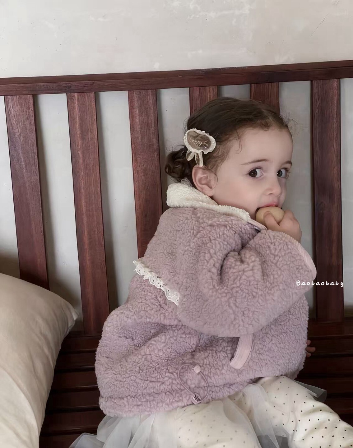 雲朵奶紫絨絨外套