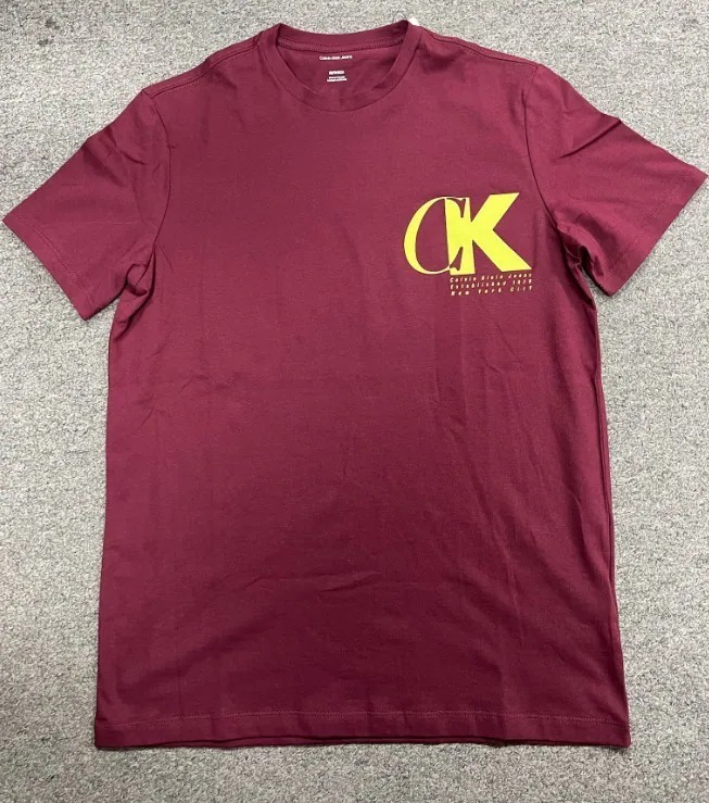 【現貨】CALVIN KLEIN JEANS LL120524 男裝短袖上衣(紅色)