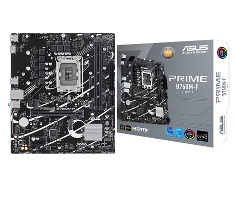 華碩 ASUS PRIME B760M-F-CSM D5 LGA1700主機板 (M-ATX/3+1年保)