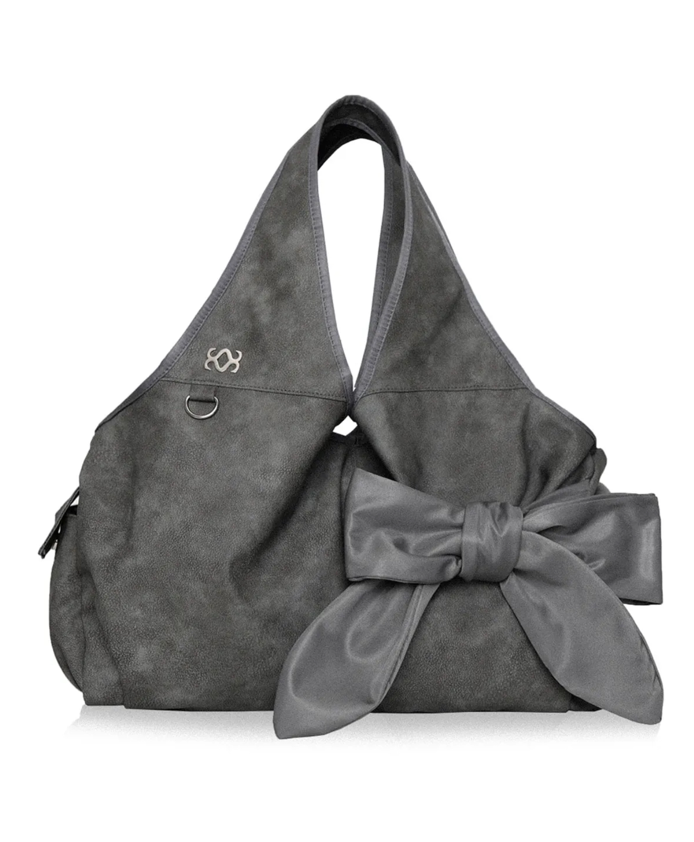 Siweol 107 蝴蝶結肩背包 大容量 通勤包 大象灰 Nubuck Grey