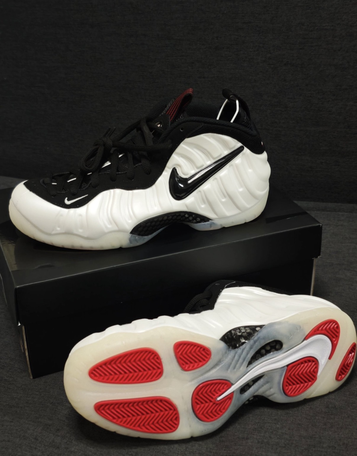 男鞋 NIKE AIR FOAMPOSITE PRO 白 果凍底 緩震 太空鞋 運動鞋【HF0794-200】